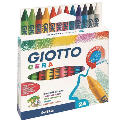 GIOTTO 24 PASTELLI A CERA  282200