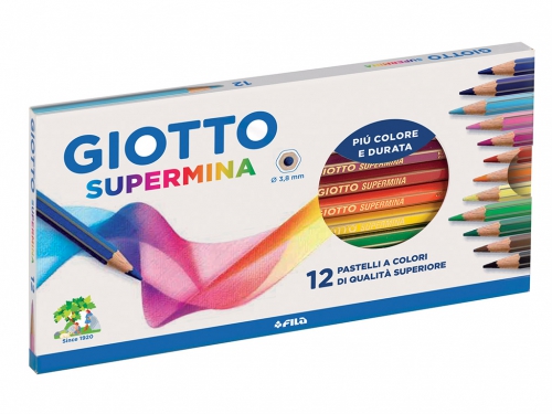 PASTELLI GIOTTO SUPERMINA DA 12