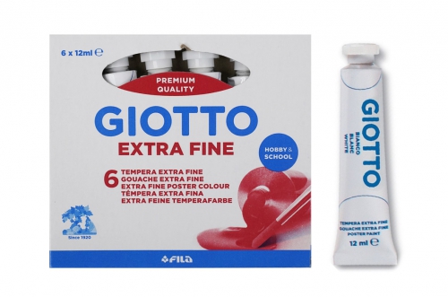 TEMPERA GIOTTO TUBETTO 01 BIANCO