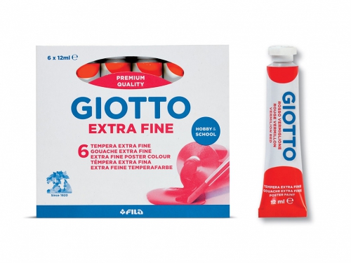 TEMPERA GIOTTO TUBETTO 07 ROSSO VERM.
