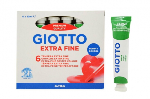 TEMPERA GIOTTO TUBETTO 12 VERDE BRILLANT