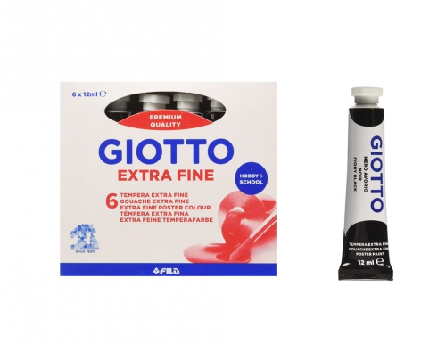 TEMPERA GIOTTO TUBETTO NERO