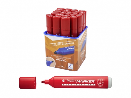 TRATTO MARKER ROSSO PUNTA TONDA
