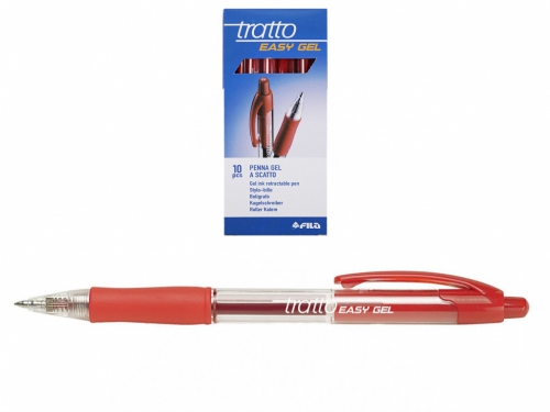 TRATTO EASY GEL ROSSO (10PZ)