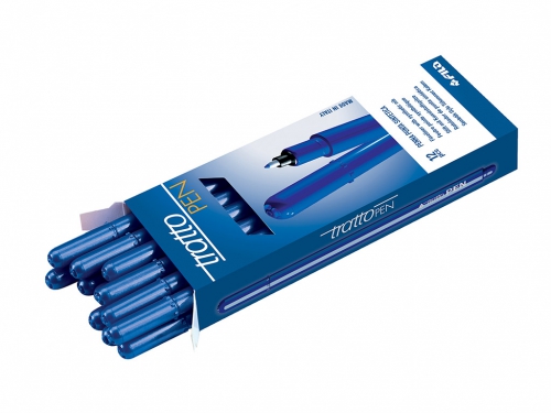 TRATTO PEN BLU METAL LOOK 830701