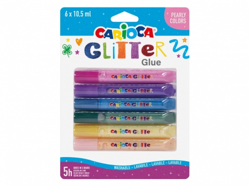 COLLA GLITTER GLUE PEARLY 10,5ML BL. 6