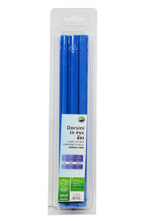 DORSETTI IN PVC 8MM. CF.10PZ. BLU
