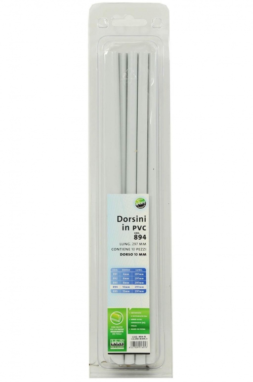 DORSETTI IN PVC 10MM.CF10 894-BIA
