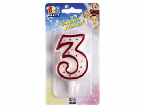 CANDELINA N.3 ZUCCHERINO ROSSO