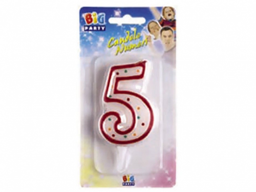 CANDELINA N.5 ZUCCHERINO ROSSO