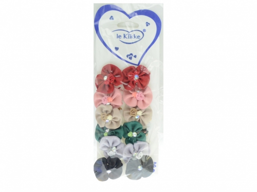ELASTICO FIOCCO C/ROSELLINE E STRASS
