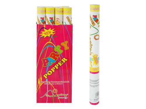 TUBO CON BOTTONE 60CM COLORE AZZURRO