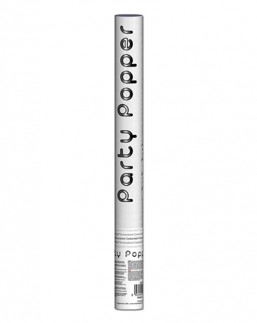 TUBO CON BOTTONE 60CM COLORE ARGENTO