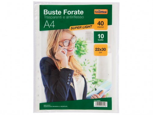 BUSTA FORATA 60 MICR 22X30 LUCIDA CF. 50