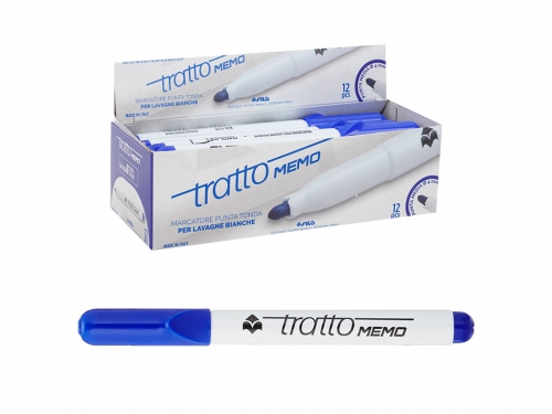 TRATTO MEMO MEDIO PT BLU IN AST 12PZ