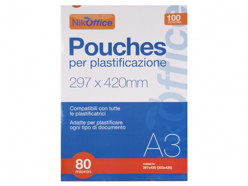 POUCHE PER PLASTIFICAZIONE A3