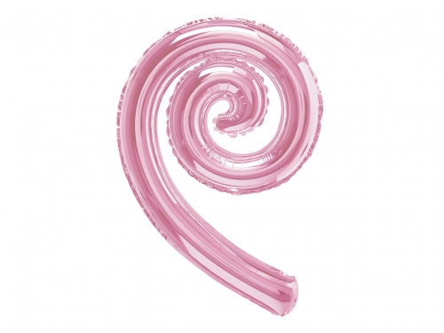 5 PALLONI MYLAR KURLY SPIRLY ROSA BABY
