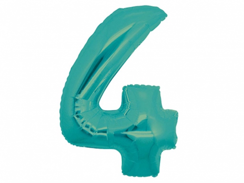 PALLONE MYLAR CM 102 NUMERO 4 TIFFANY