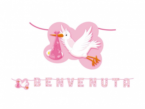 KIT SCRITTA MAXI BENVENUTA 6 MT