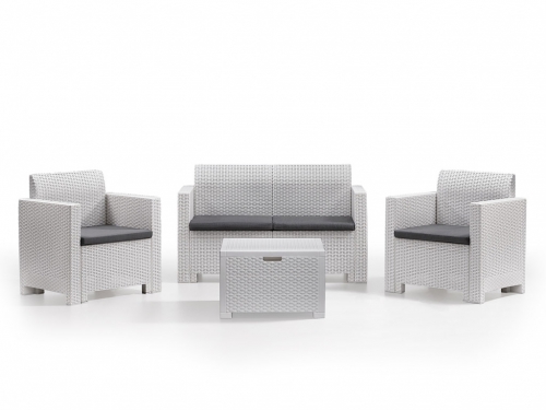 BICA SALOTTO SET NEBRASKA BIANCO 9067