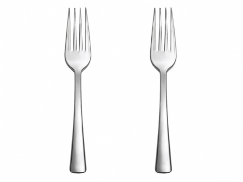 FORCHETTA METAL NIKEL CROMATO 180MM