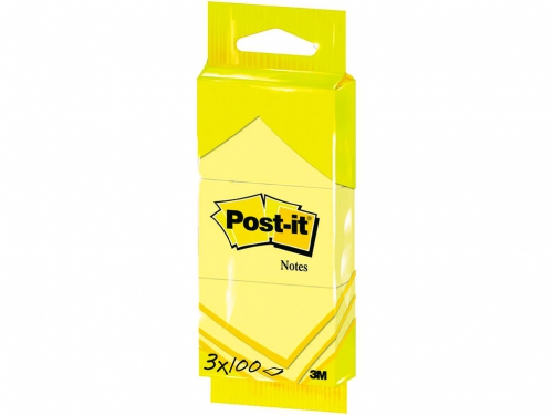 POST-IT GIALLO 38X51MM 3X100FG H4