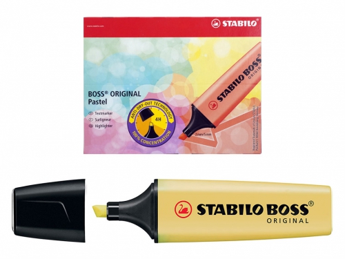 EVIDENZIATORE PASTEL GIALLO BAN STABILO