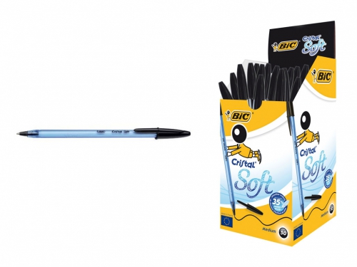 BIC PENNA CRISTAL SOFT NERA