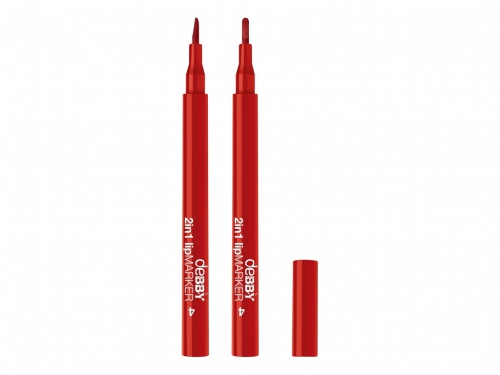 DEBBY 2IN1 LIPMARKER N.4 ROSSO