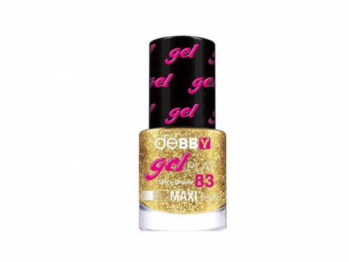 DEBBY SMALTO GEL N. 83 GLITTER GOLD