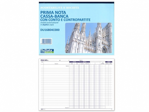 BL PRIMA NOTA CASSA BANCA 50X2 21,5X29,5