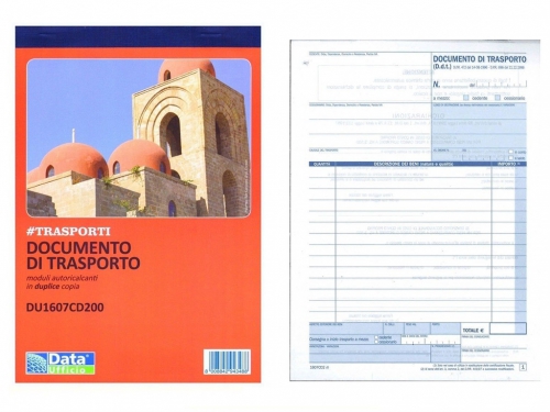 BL DOCUMENTO DI TRASPORTO DUPL.COPIA