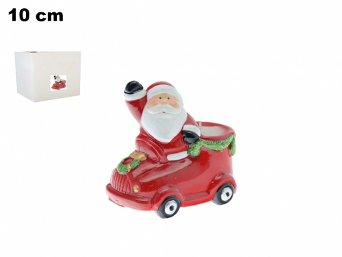 CANDELA BABBO NATALE IN AUTO