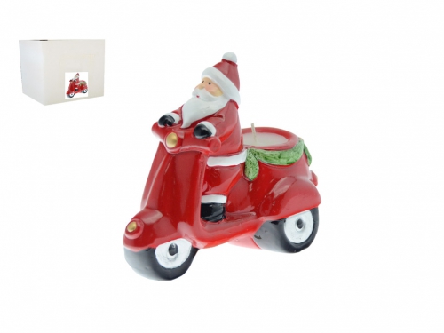 CANDELA BABBO NATALE MOTO