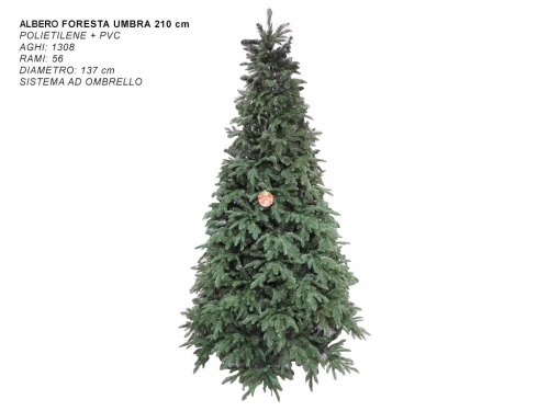 ALBERO FORESTA UMBRA CM 210