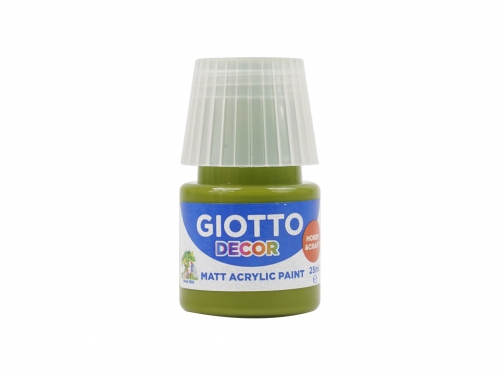 GIOTTO DECOR ACRYLIC 25ML VERDE OLIVA