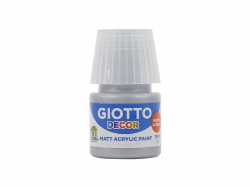 GIOTTO DECOR ACRYLIC 25ML ARGENTO