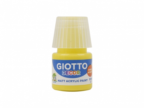 GIOTTO DECOR ACRYLIC 25ML GIALLO PRIMAR.