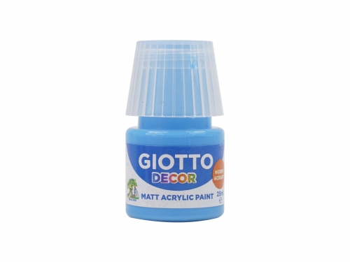 GIOTTO DECOR ACRYLIC 25ML AZZURRO CYAN