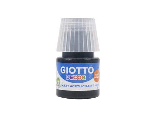 GIOTTO DECOR ACRYLIC 25ML NERO