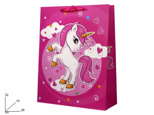 BUSTA UNICORNO FUCSIA