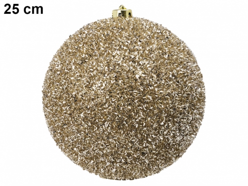 SFERA 25 CM GLITTER ORO