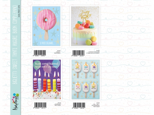 BIGLIETTO AUGURI SWEET C-FOIL (12)