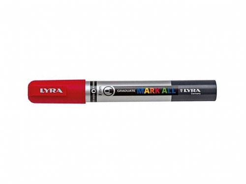 LYRA PENNARELLO MARK ALL ROSSO 2MM