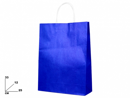 BUSTA BLU 25x33x12 CM