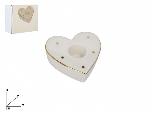 PORTACANDELA CUORE