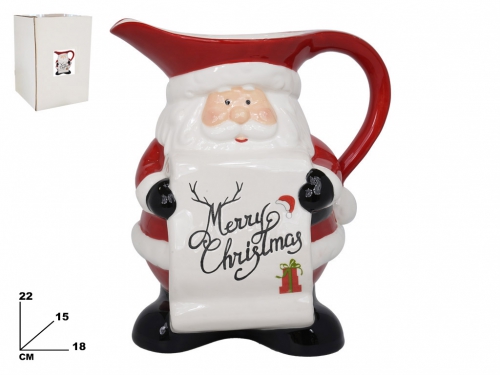 BROCCA BABBO NATALE DECORATIVA NATALIZIA
