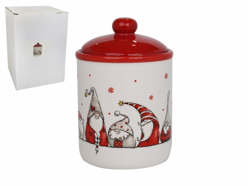 CONTENITORE GNOMO DECORATIVO NATALIZIO