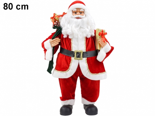 BABBO NATALE CON PACCO CM 80