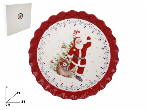VASSOIO BABBO NATALE DEC NATALIZIO